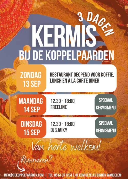 Poster Kermis Koppelpaarden